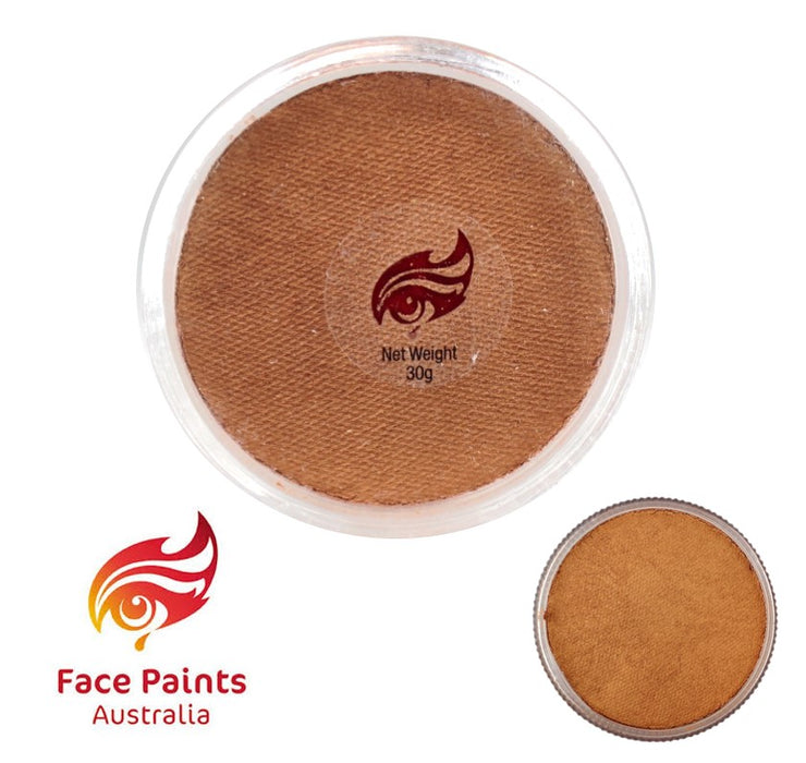 Face Paints Australia Face and Body Paint | Metallix Golden Bronze - 30gr