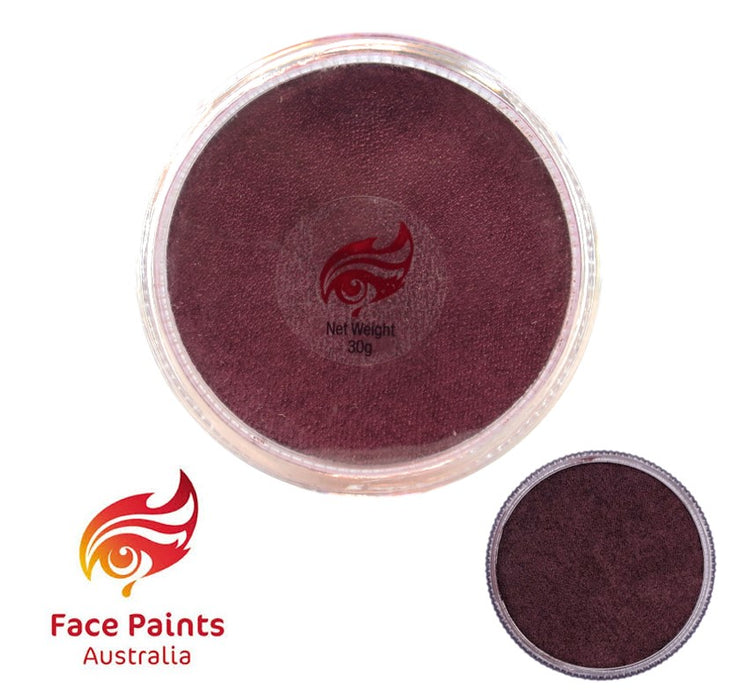 Face Paints Australia Face and Body Paint | Metallix Claret (Deep Wine) - 30gr
