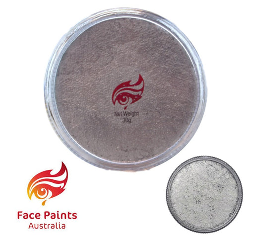 Face Paints Australia Face and Body Paint | Metallix Ultimate Silver- 30gr