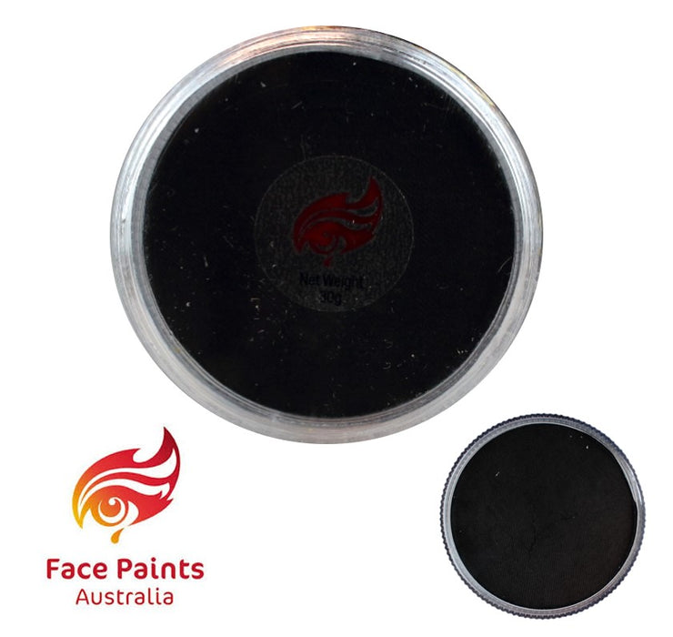 Face Paints Australia Face and Body Paint | Essential Black - 30gr