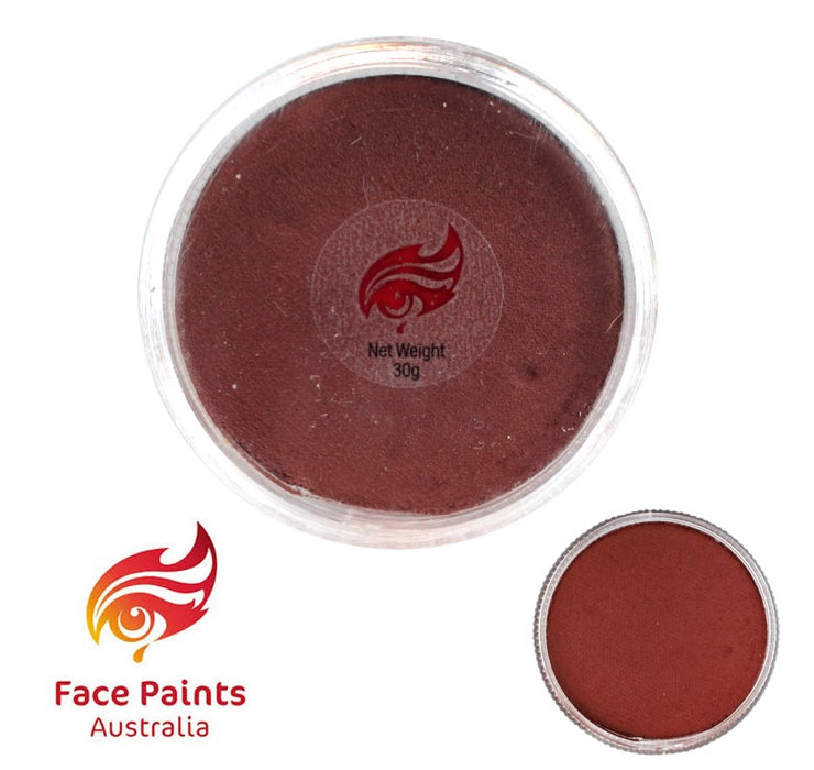 Face Paints Australia Face and Body Paint | Essential Brown Dark - 30gr
