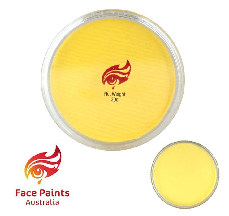 Face Paints Australia Face and Body Paint | Essential Chiffon ( Light Yellow) - 30gr