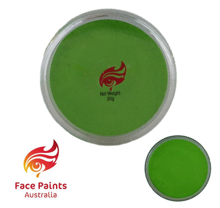 Face Paints Australia Face and Body Paint | Essential Green Lime - 30gr