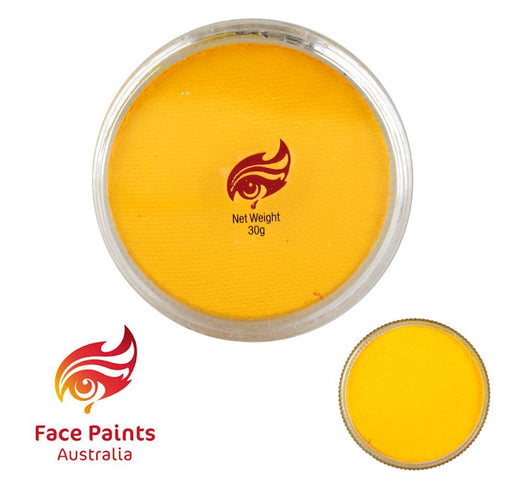 Face Paints Australia Face and Body Paint | Essential Yellow - 30gr
