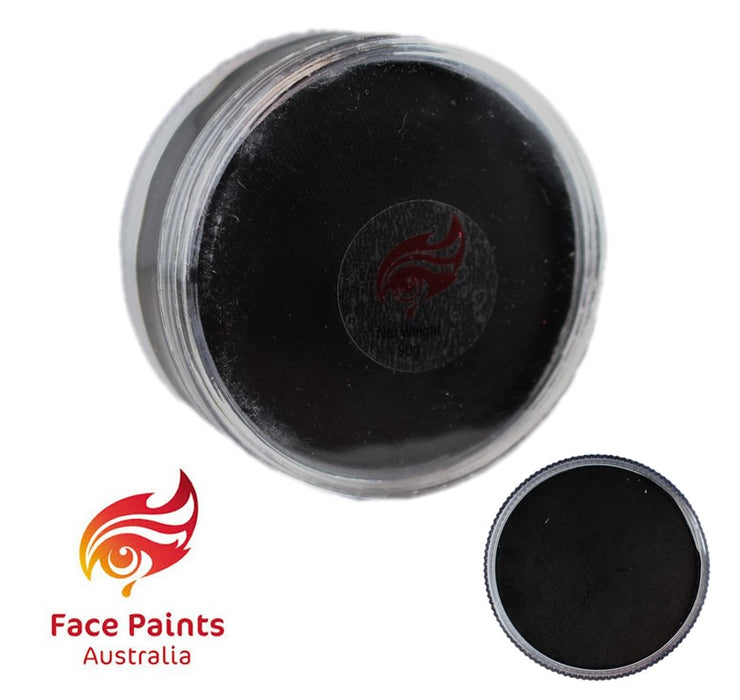 Face Paints Australia Face and Body Paint | Essential Black - 90gr
