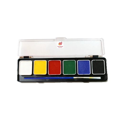 Face Paints Australia Face and Body Paint | Primary 6 Color Mini Palette