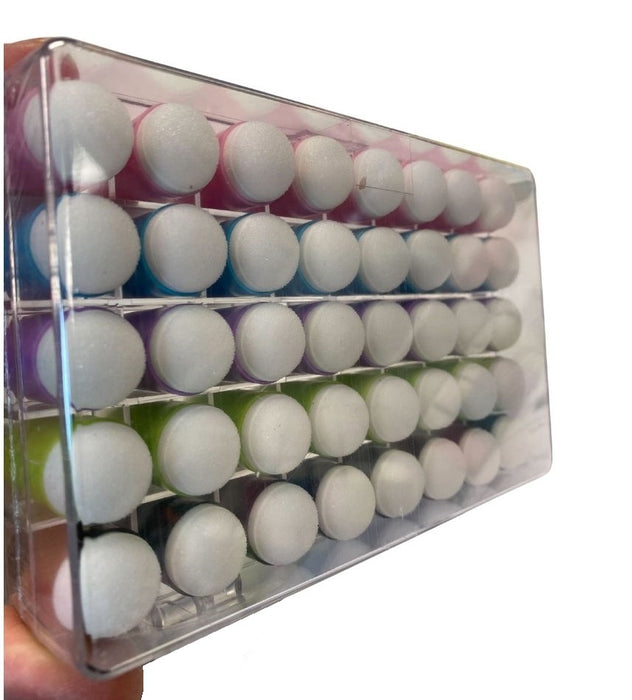 Finger Dauber Face Painting Sponges in Case | 5 Colors - 40 units