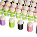 Finger Dauber Face Painting Sponges in Case | 5 Colors - 40 units