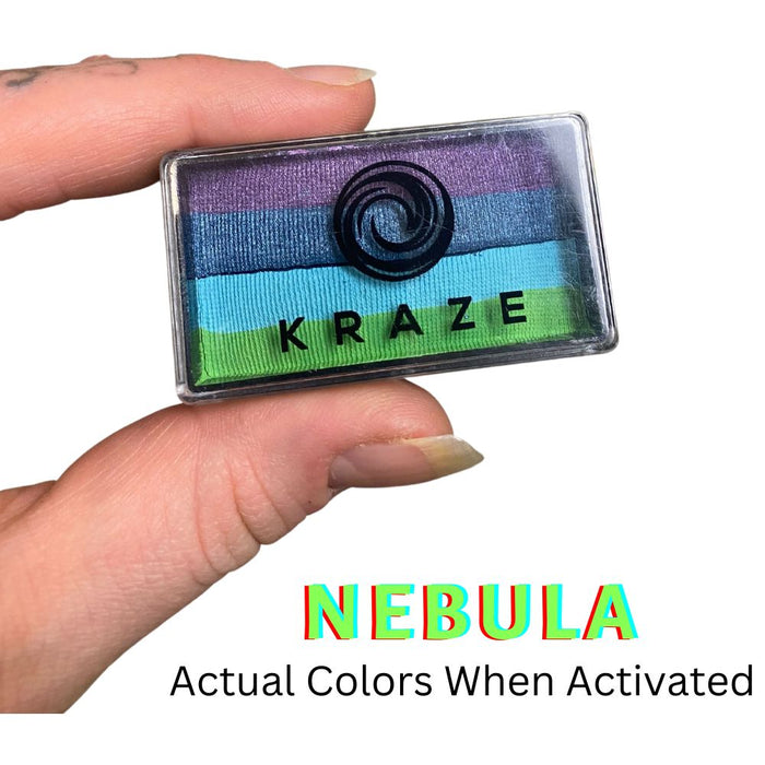 Kraze FX Face and Body Paints | Domed 1 Stroke Cake - Nebula 25gr