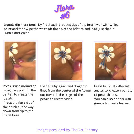 Art Factory Studio Face Painting Brush - Flora #6