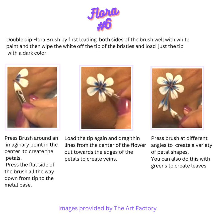 Art Factory Studio Face Painting Brush - Flora #6