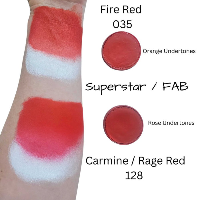FAB by Superstar | Face Paint - Rage Red (Carmine) 45gr #128