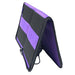 Art Factory | Double Row Brush Wallet with Zipper - Purple and Black