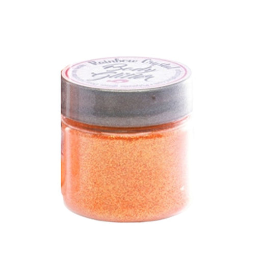 Art Factory | Rainbow Crystal Body Glitter - UV Outrageous Orange (1oz jar)