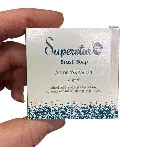 SUPERSTAR | Small Travel Size Brush Soap - 20gr