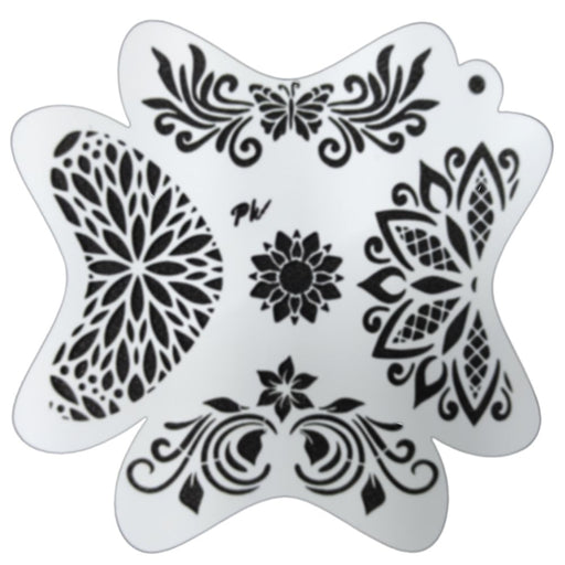 PK | FRISBEE Face Painting Stencil |  New Mylar - Whimsical Crowns - A8