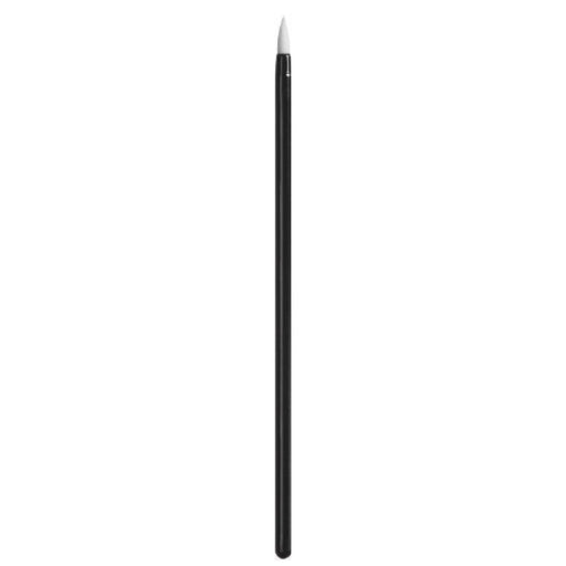 Disposable Round Brush | White Bristles with Black Handle - 50 pack