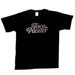 Art Factory | Face Painter T-Shirt - Black with Silver Glitter Print - Large (V-neck)