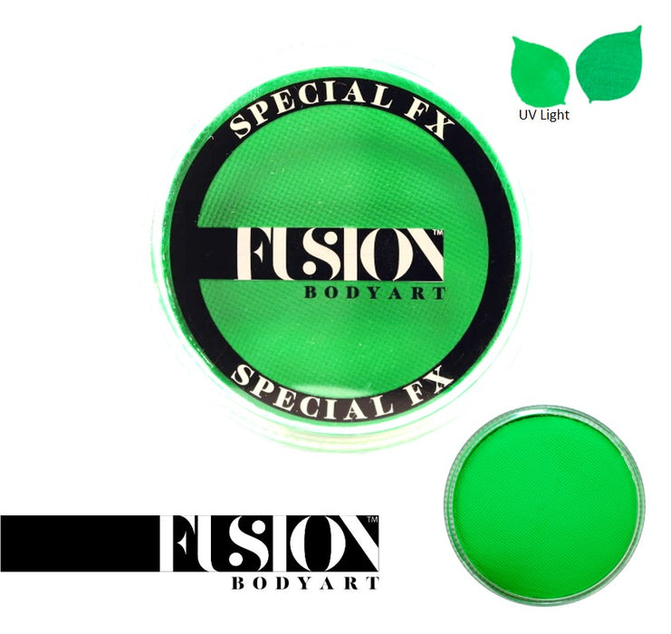 Fusion Body Art & FX - UV Neon Green 32gr  (SFX - Non Cosmetic)