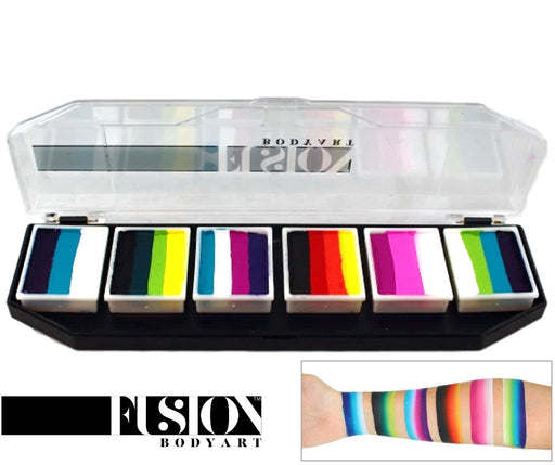 Fusion Body Art  - Spectrum Face Painting Palette | Rainbow Burst