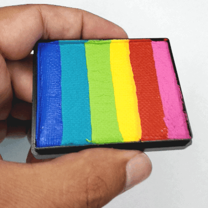 Fusion Body Art Face Paint - Rainbow Cake | Bright Rainbow 50gr