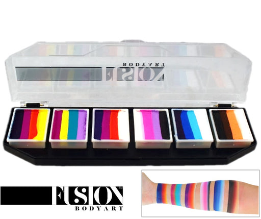 Fusion Body Art  - Spectrum Face Painting Palette | Rainbow Splash