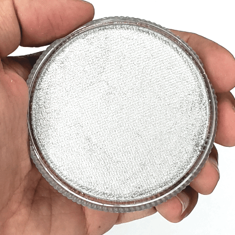 Fusion Body Art Face Paint | Pearl Metallic Silver 32gr