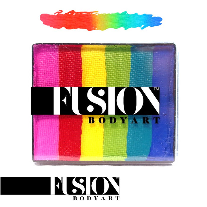 Fusion Body Art Face Paint - Rainbow Cake | Bright Rainbow 50gr