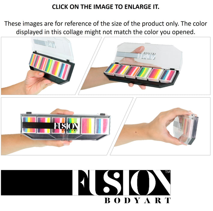 Fusion Body Art  - Spectrum Face Painting Palette | Rainbow Burst