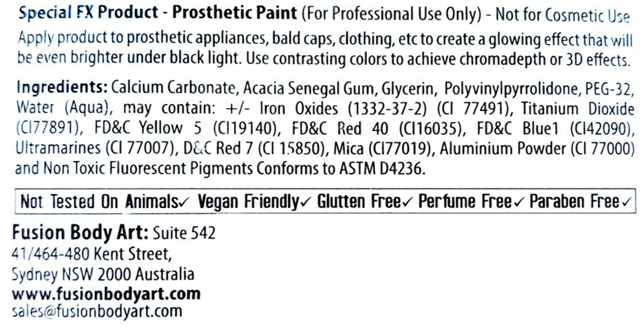 Fusion Body Art & FX - Split Cake | Hippie Fest 30gr (SFX - Non Cosmetic)