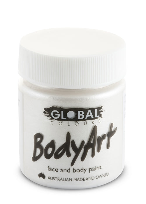Global Body Art Face Paint - Liquid Metallic Pearl 45ml