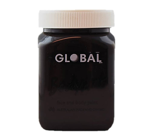 Global Body Art Face Paint - Liquid Black 200ml
