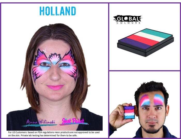 Global Colours Paint | Split Cake - Unicorn Dream 50gr (Magnetized) (SFX - Non Cosmetic)