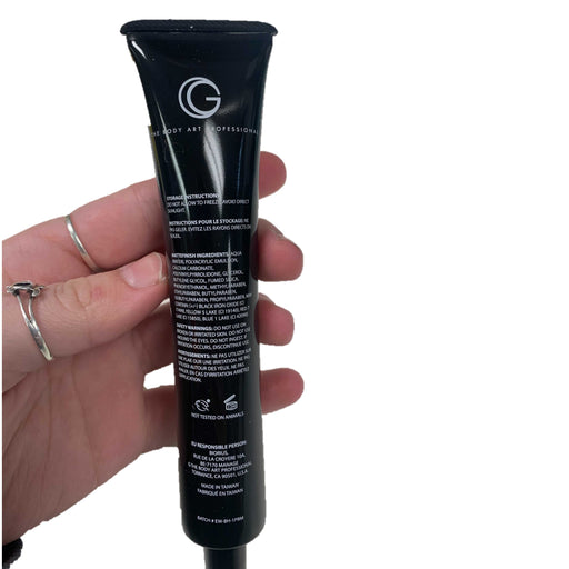 Glimmer Body Art - Matte Finish Body Color GET INKED - BLACK INK GEL - 2 fl oz / 59ml