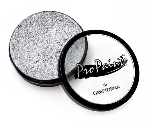 Graftobian Pro Face Paint - Metalllic Silver Sterling 28gr