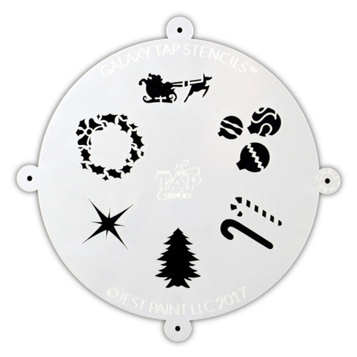 Galaxy TAP Face Painting Stencil - Christmas