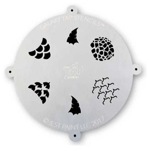 Galaxy TAP Face Painting Stencil - Scales