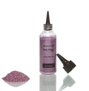 Glimmer Body Art Face Paint Glitter Refill Bottle - Carnation Pink - 1.5oz