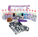 Art Factory | Pro Ink and Glitter Tattoo Kit w/ Twelve 1oz Poofs and 100 Stencils - NEW (7Z)