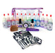 Art Factory | Pro Ink and Glitter Tattoo Kit w/ Twelve 1oz Poofs and 100 Stencils - NEW (7Z)