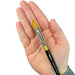 KingArt | Face Painting Brush - Original Gold® 9930 Series - Flat Pointy Golden Taklon - Oval Floral Petal #6