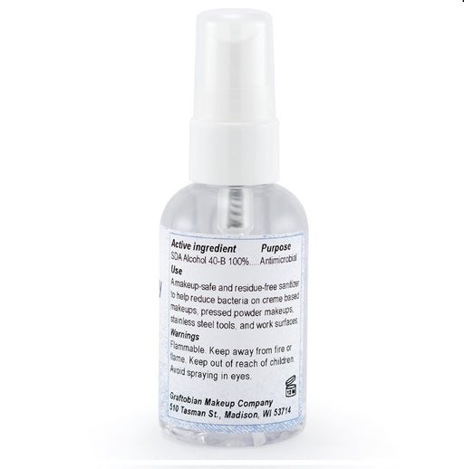 Graftobian Professional Makeup | Makeup and Surface Sanitizing Spray 2oz