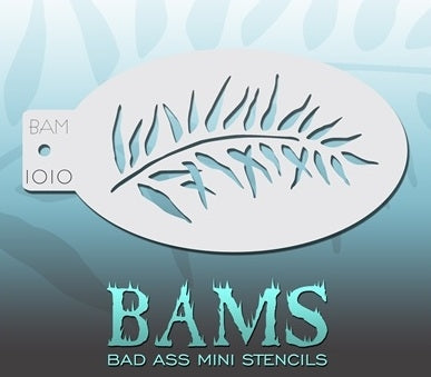 Bad Ass Mini 1010 - Face Painting Stencil- Leaves
