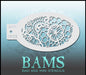 Bad Ass Mini 1303 - Face Painting Stencil - Flower Lace - DISCONTINUED