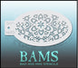 Bad Ass Mini 1420 - Face Painting Stencil -  Lace - DISCONTINUED