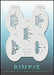 BAM PAX 3003 - Face Painting Stencil - Royal (Crowns) - Overstock Sale!
