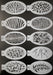 Bad Ass Stencil  - Face Painting Stencils - Classic Set of 45 Stencils