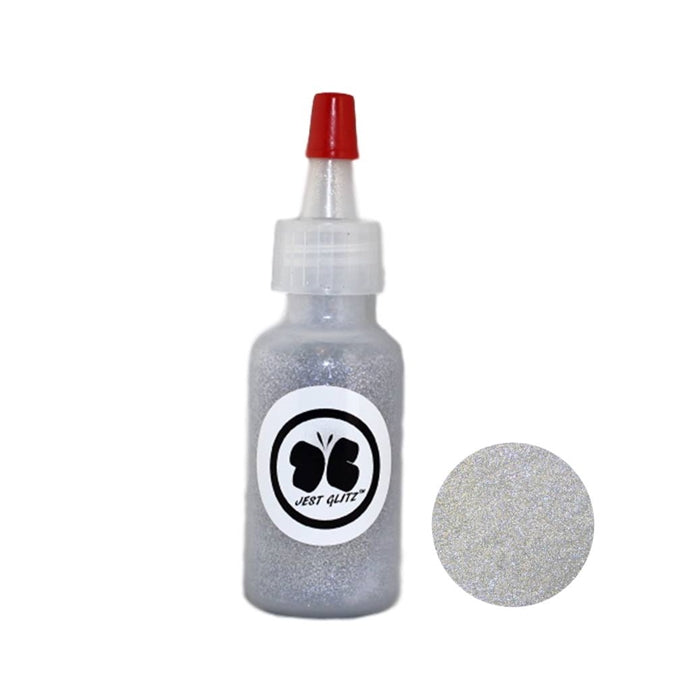 Jest Glitz Face Paint Glitter - Magic Silver in Poofer Bottle - 10gr approx