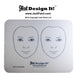 Jest Design It | Face Painting Practice Board - 2 FRONT View Kids - Discontinued