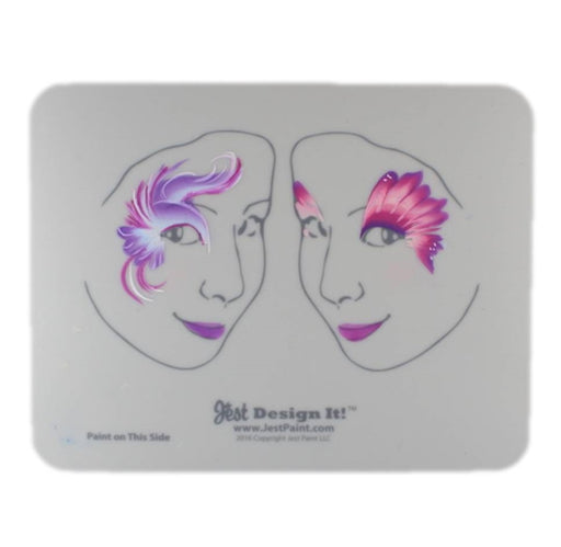 Jest Design It | Face Painting Practice Board - 2 SIDE View Kids